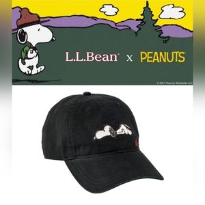 ⚡RARE⚡ LL BEAN PEANUTS Snoopy Baseball Cap Hat *NEW W/TAGS* LL BEAN SNOOPY ⛺